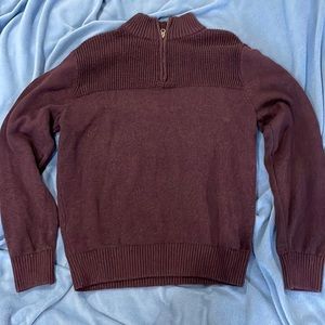 NEW Dockers Quarter-zip sweater.